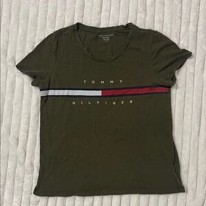 Tommy Hilfiger Dark Green Short Sleeve Tee